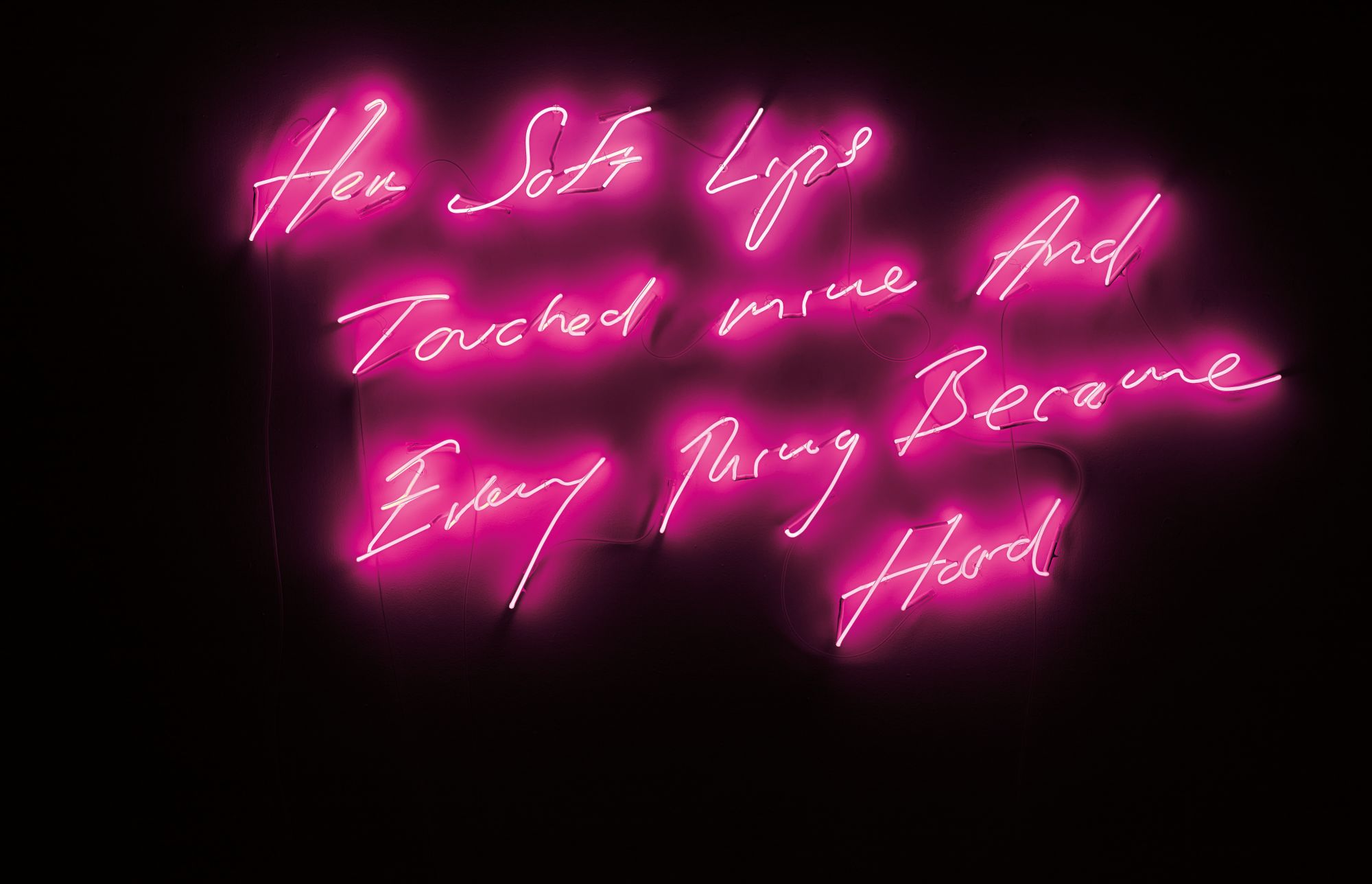 Tracey Emin — Her Soft Lips Touched Mine and Every Thing Became Hard