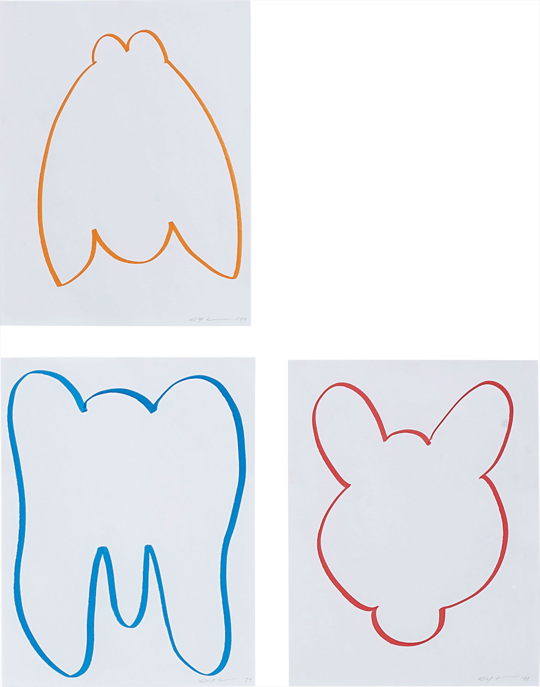 Jeff Koons — Three works: (i) Easy Fun Donkey; (ii) Elephant; (iii) Kangaroo