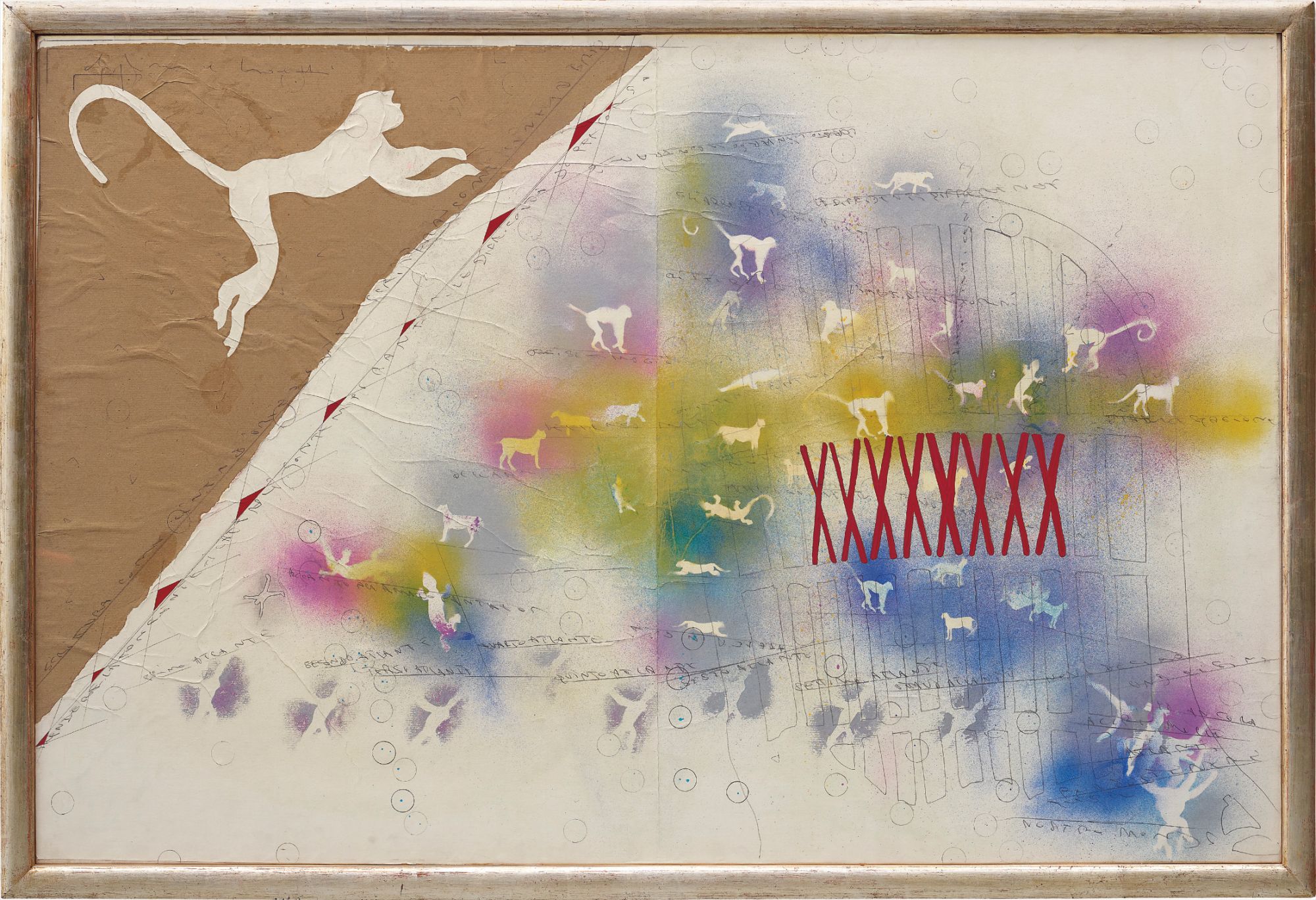 Alighiero Boetti — Senza titolo (scrittura come linea d’orizzonte)