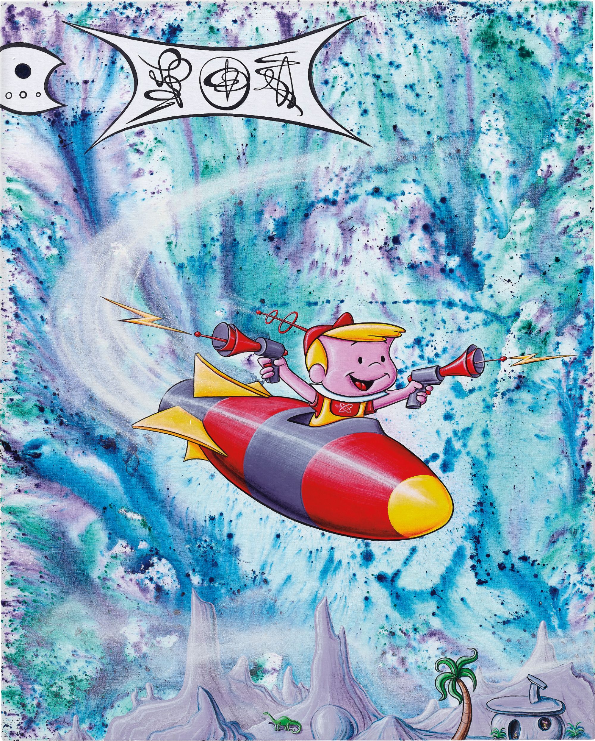 Kenny Scharf — El Roi est Arrivé