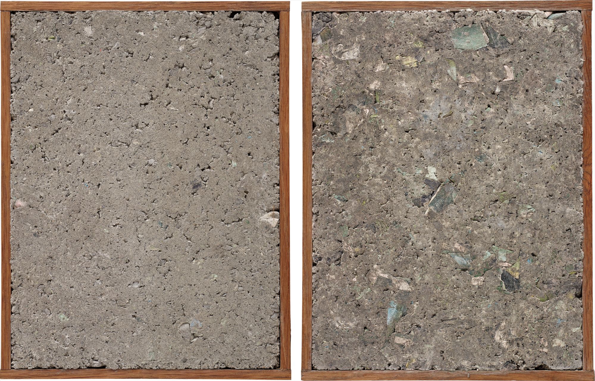 Oscar Tuazon — Two works: (i) (ii) I Can't See (Papercrete Edition)