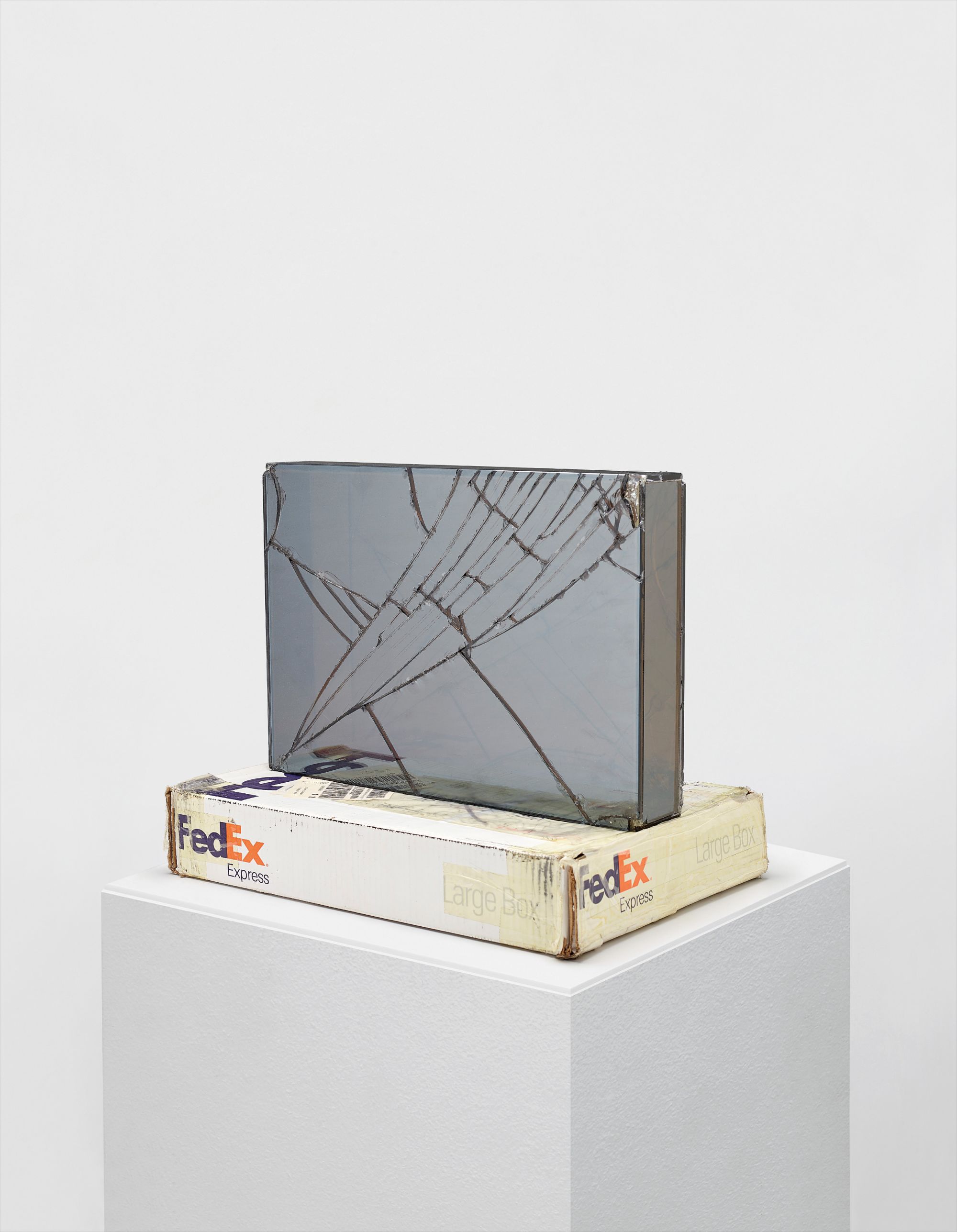 Walead Beshty — FedEx@Large Box, International Priority Los Angeles - New York TRK-799801787482, New York - London TRK-863164717027