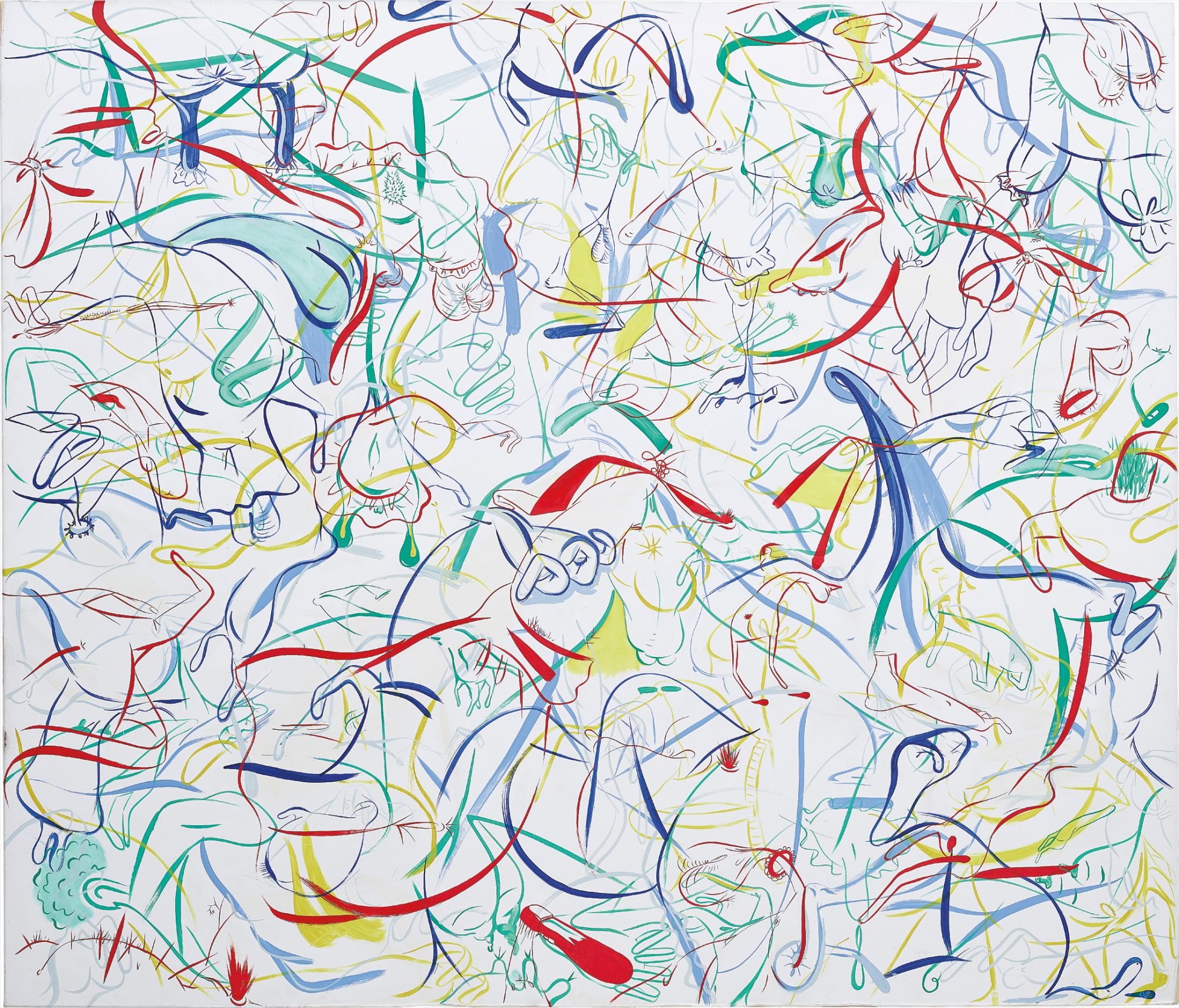 Sue Williams — Three Blues, No Orange