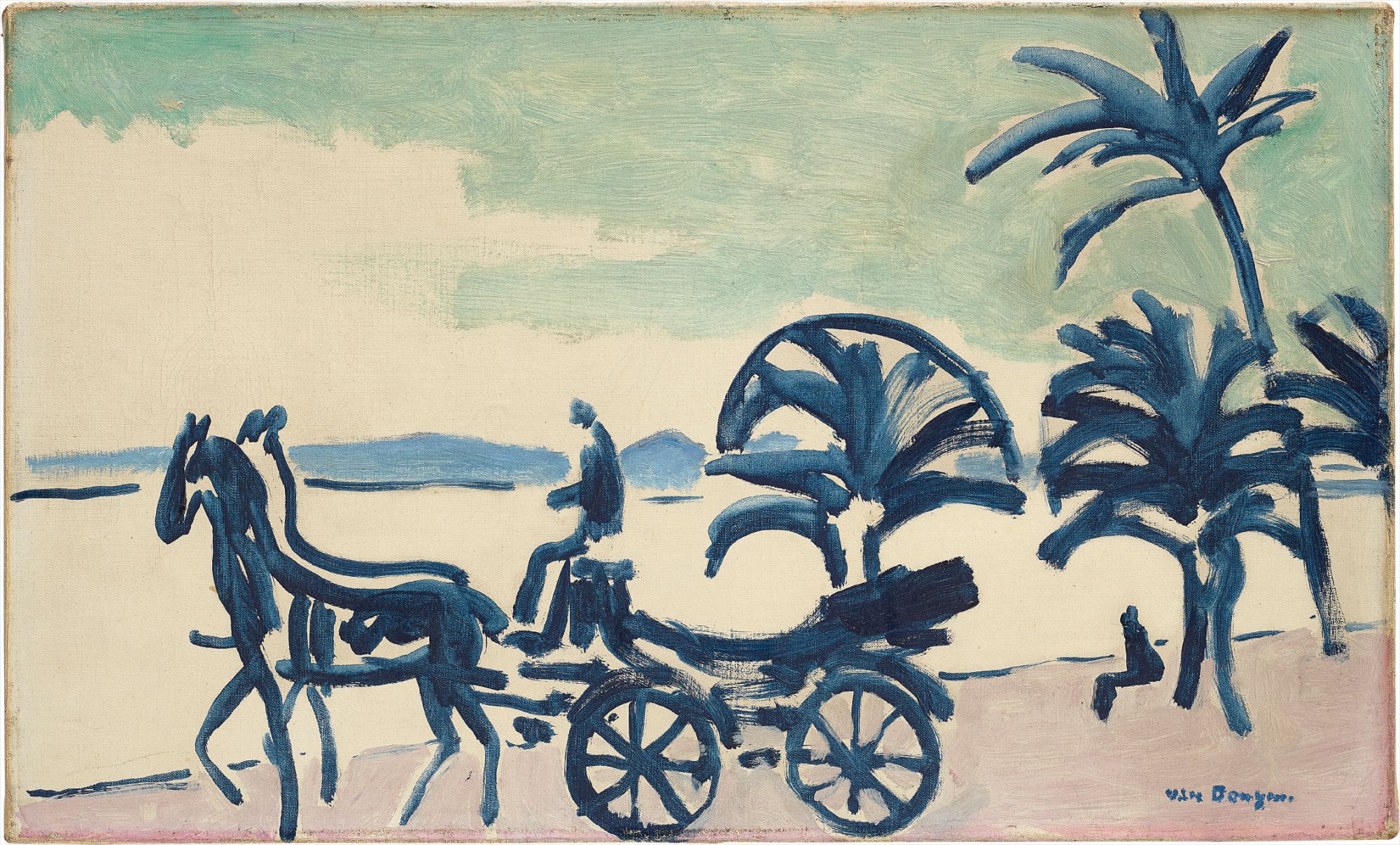 Kees van Dongen — Voiture à Cheval, Cannes