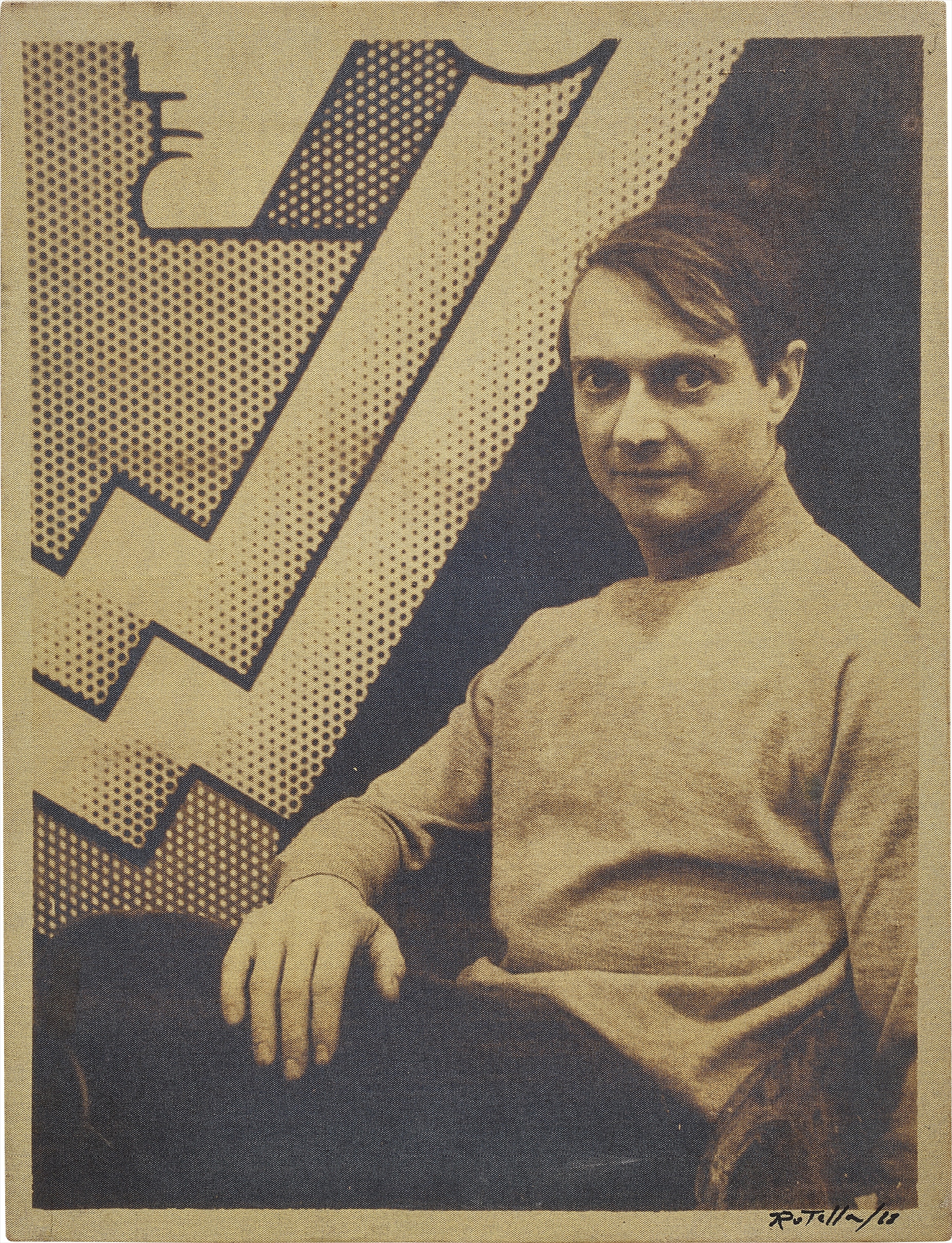 Mimmo Rotella — Lichtenstein