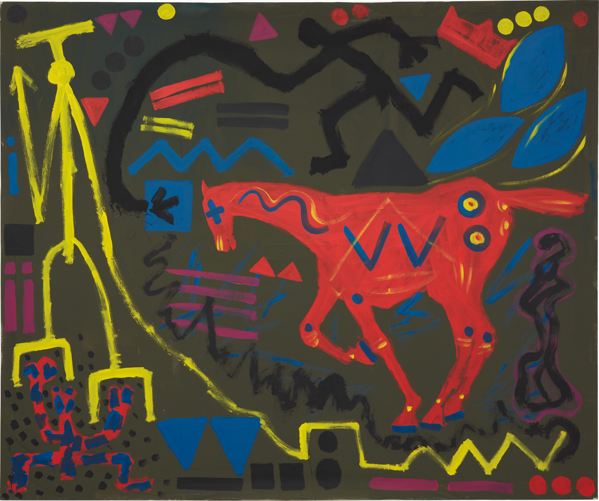 A.R. Penck — Horse Racing