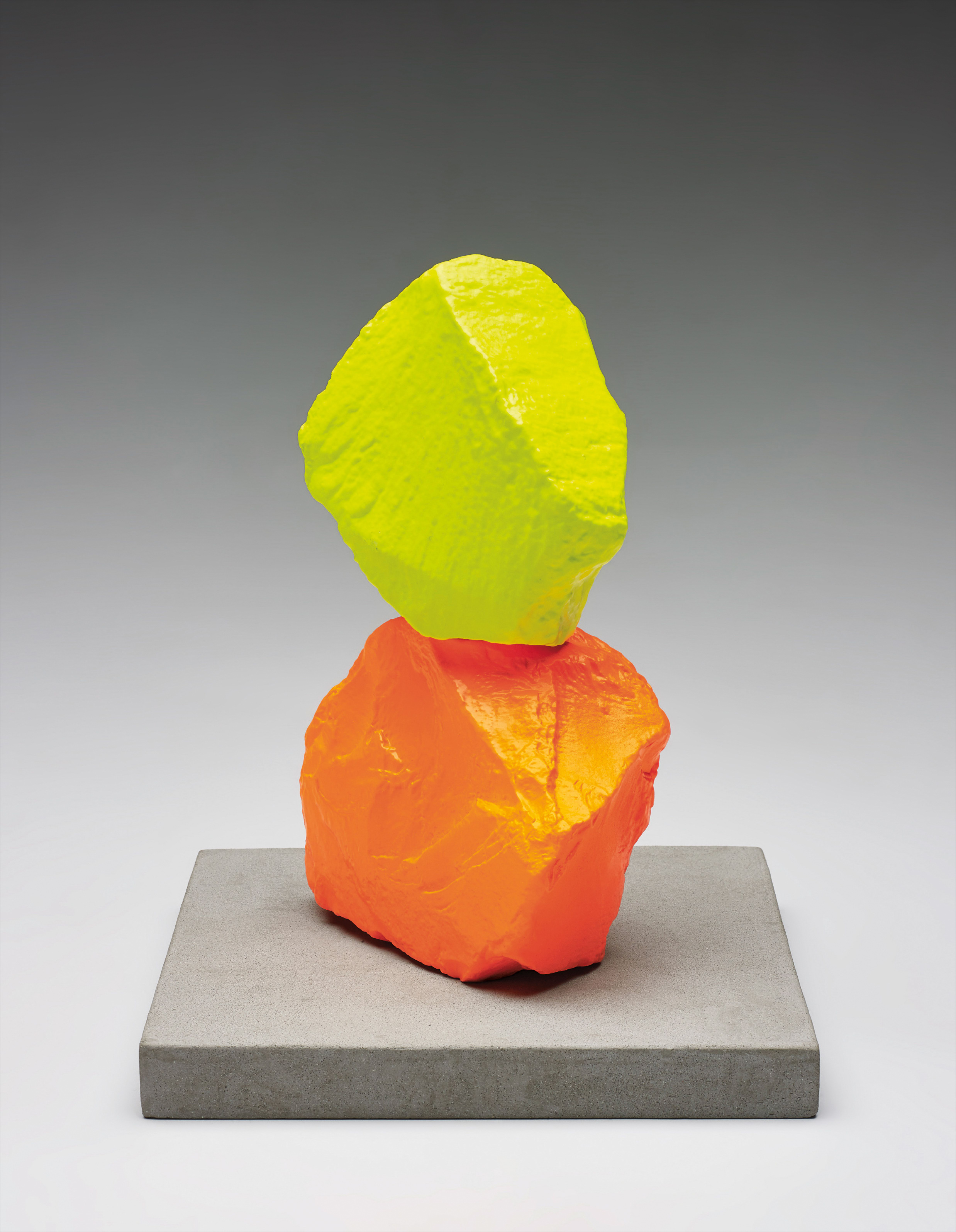 Ugo Rondinone — Small Orange Yellow Mountain