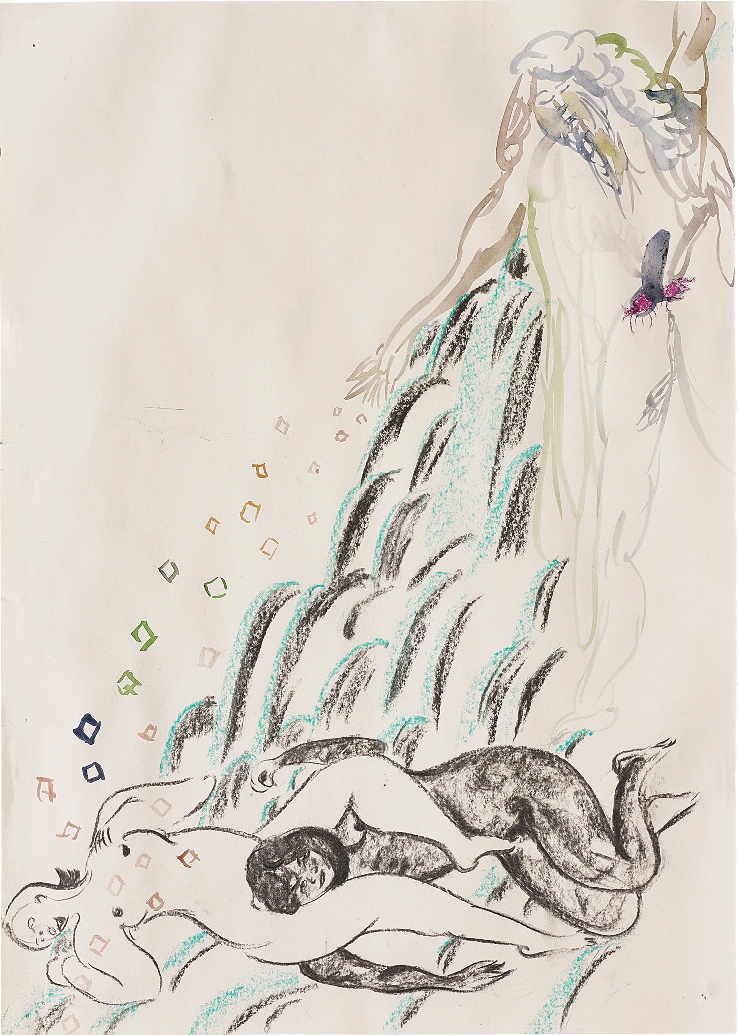 Chris Ofili — Study for Ovid-Jupiter