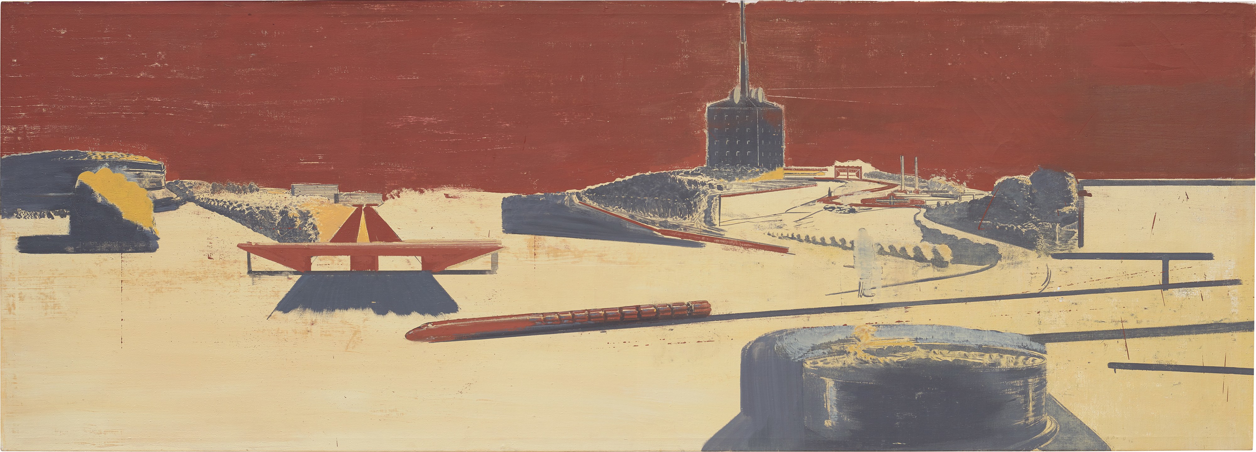Neo Rauch — Landschaft mit Sendeturm
