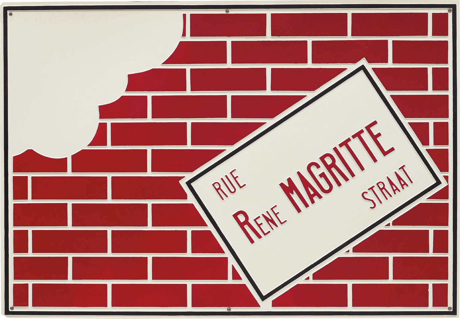 Marcel Broodthaers — Rue René Magritte Straat