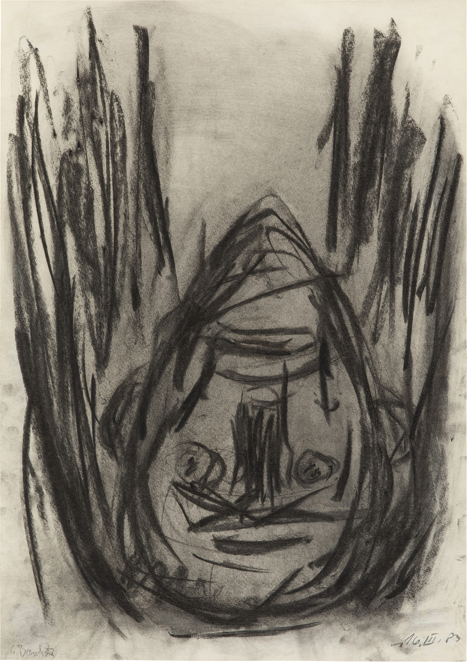 Georg Baselitz — Executed in March 1983.