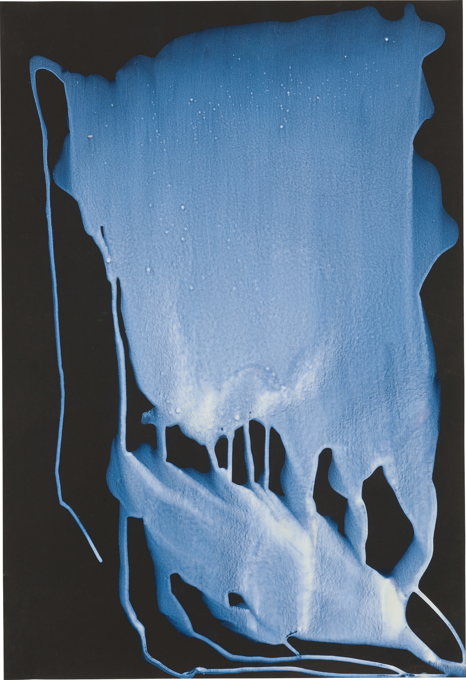 Sigmar Polke — interference colour on paper