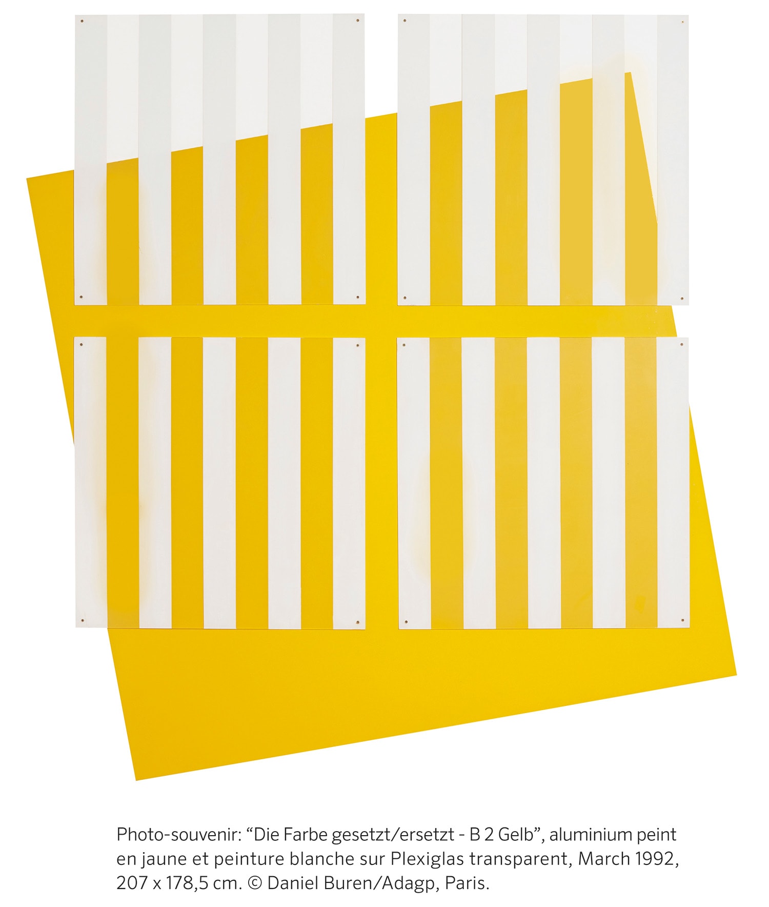 Die Farbe gesetzt/ersetzt - B 2 Gelb