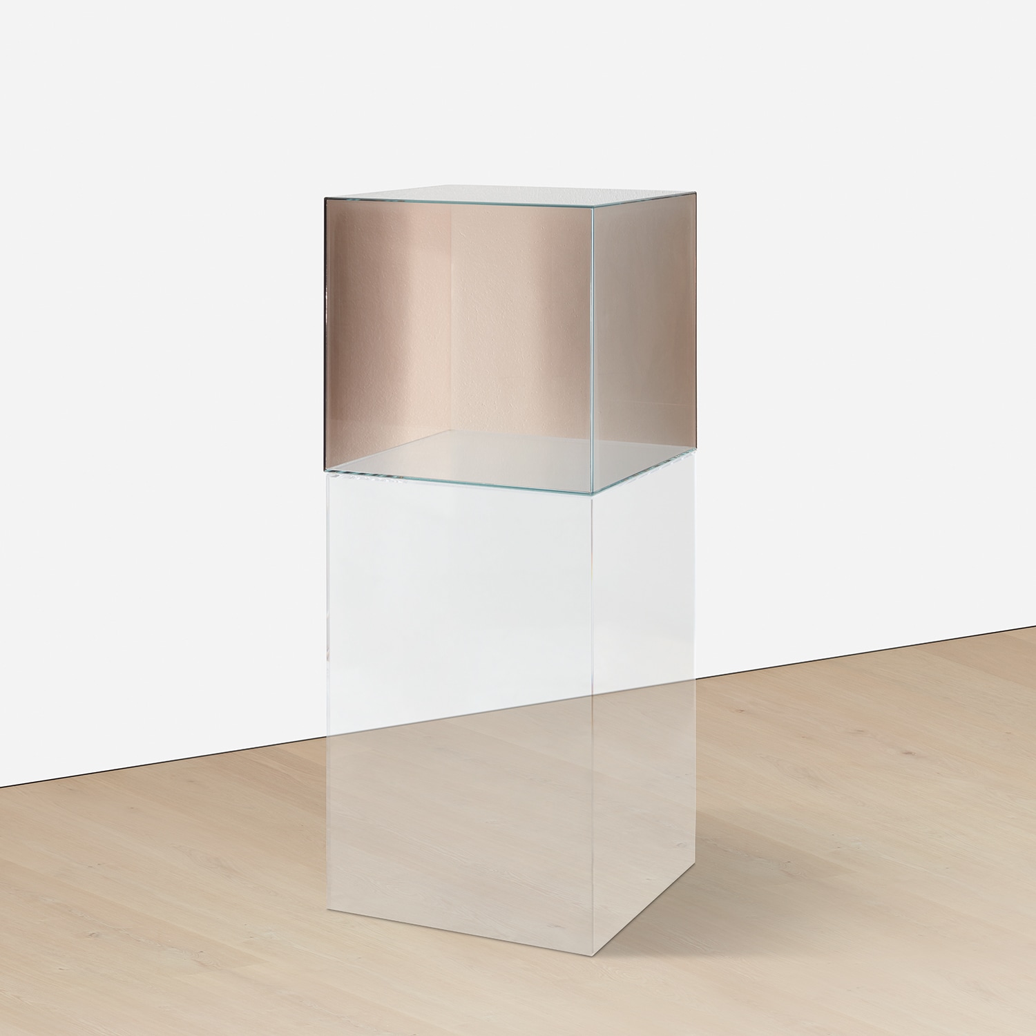 Larry Bell — Cube #14 (Amber)