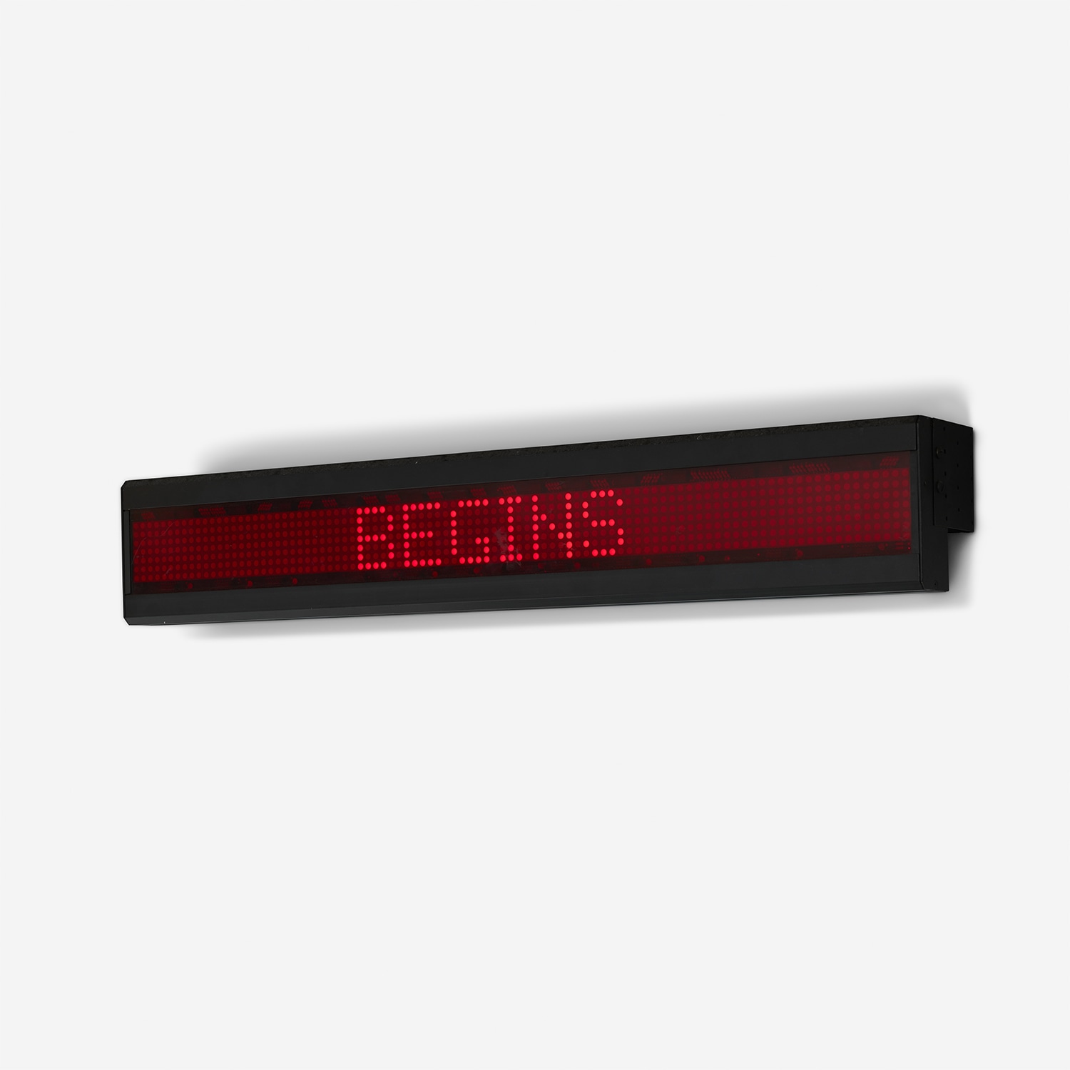 Jenny Holzer — horizontal electronic LED sign with red diodes