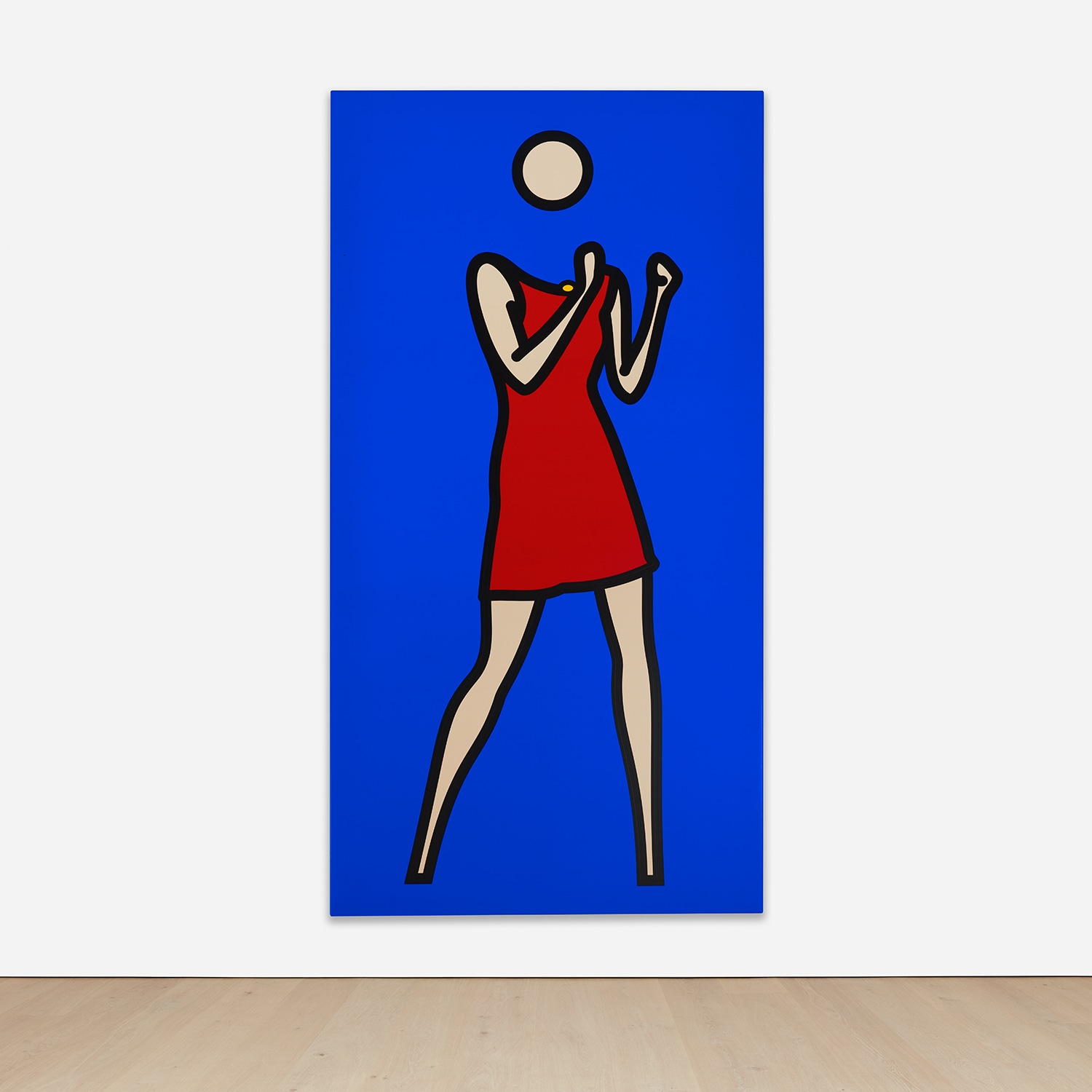 Julian Opie — Ann dancing in red dress. 2.