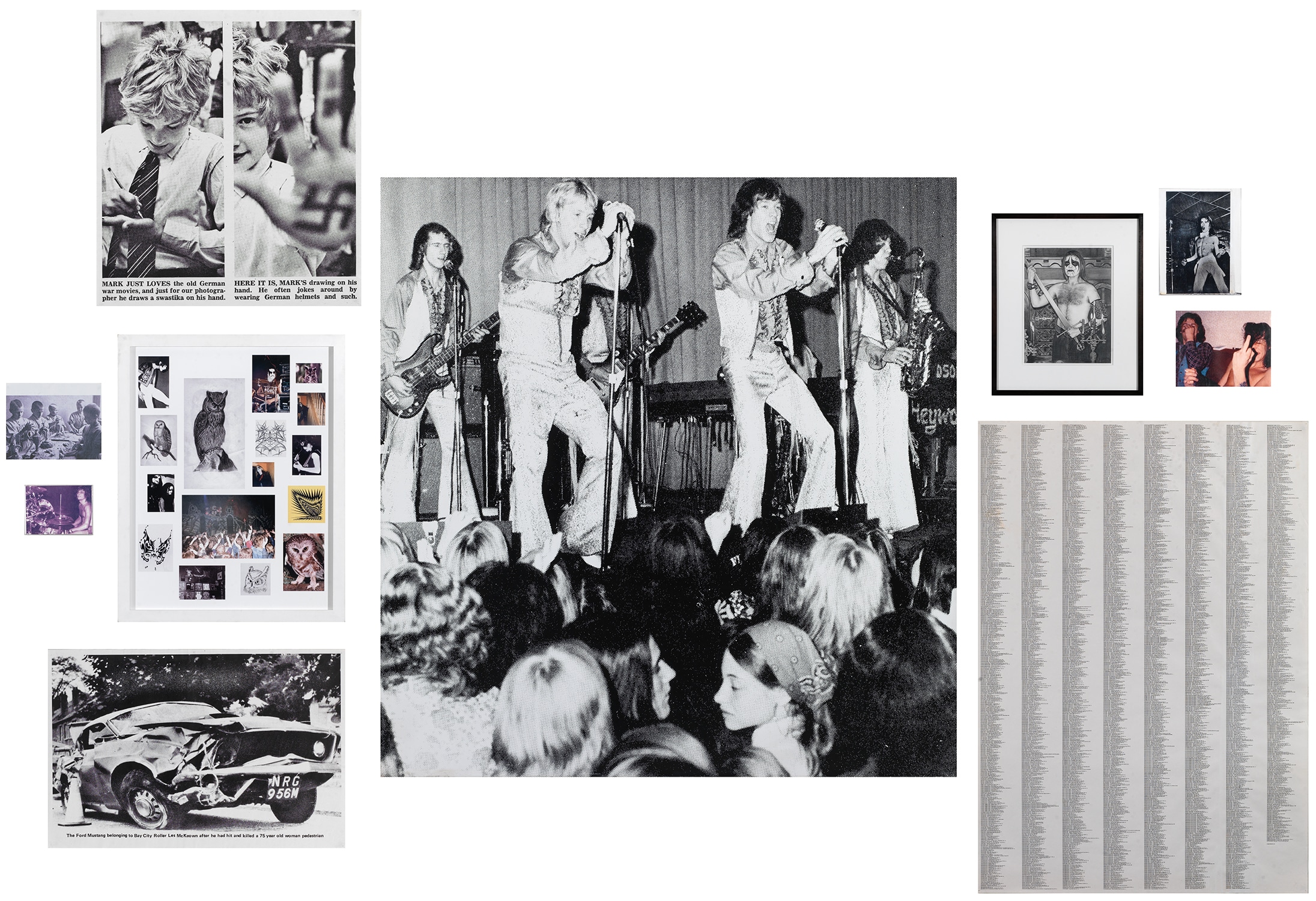 Steven Shearer — overall dimensions variable