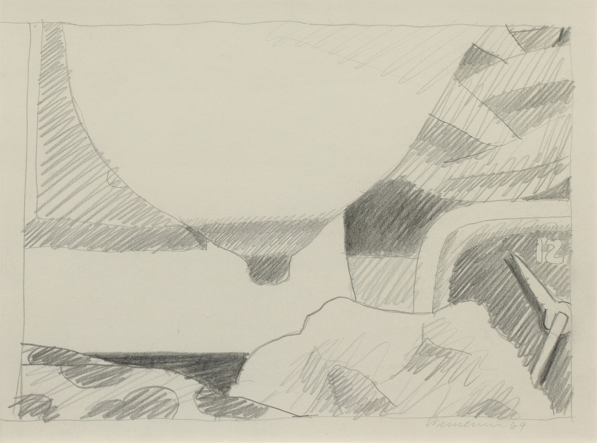 Tom Wesselmann — Drawing for bedroom painting