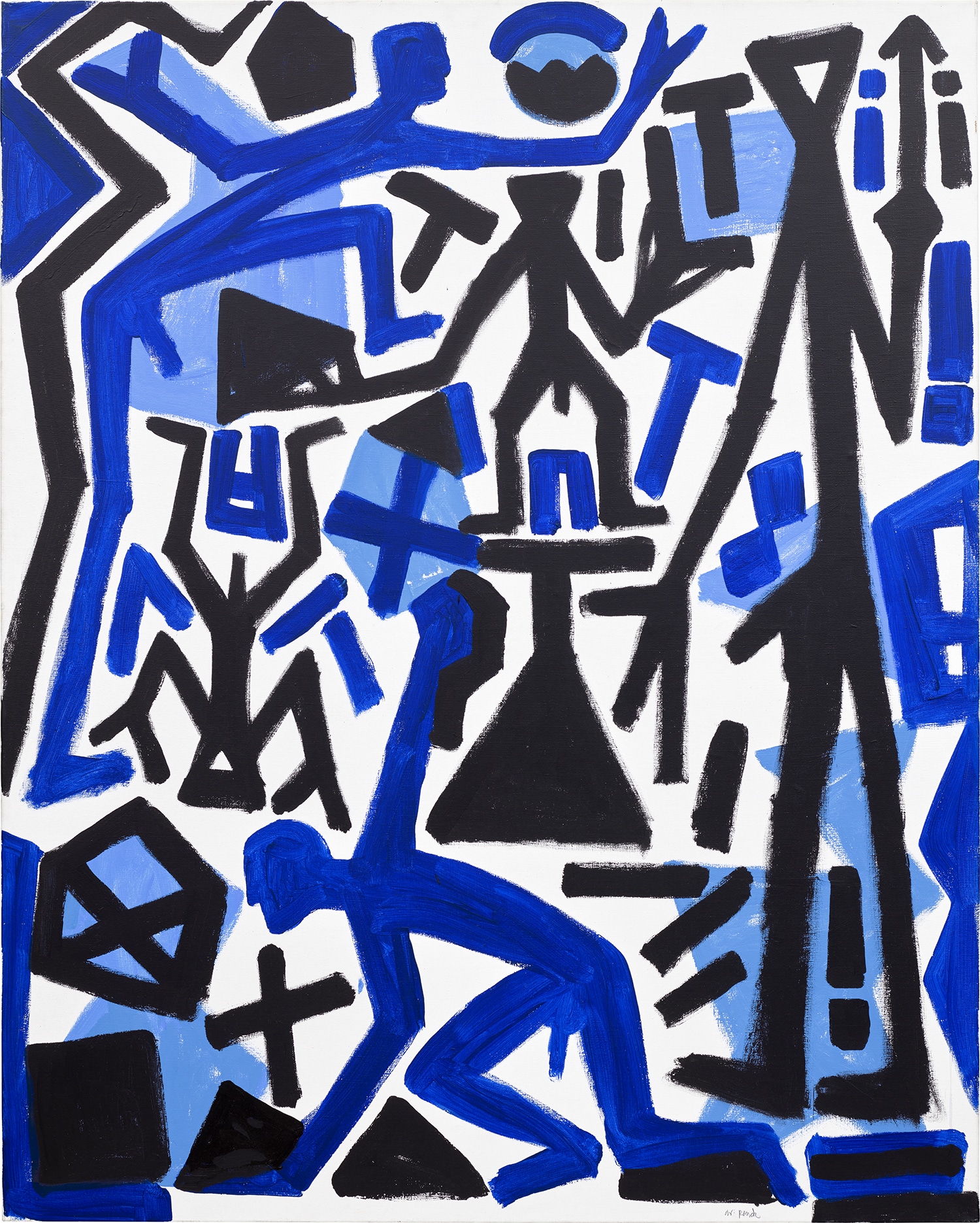 A.R. Penck — Sehnsucht (Longing)