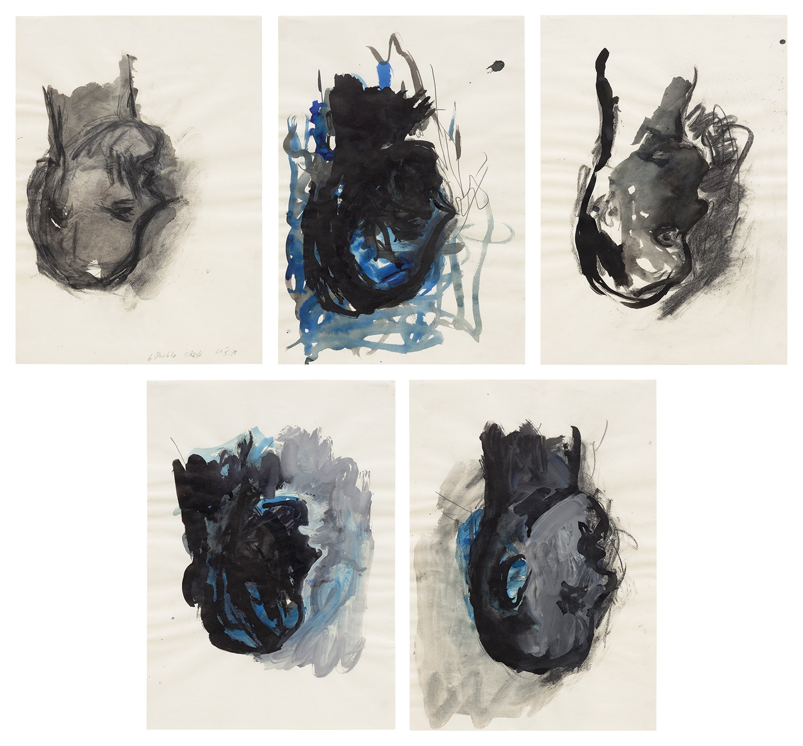 Georg Baselitz — 5 Köpfe