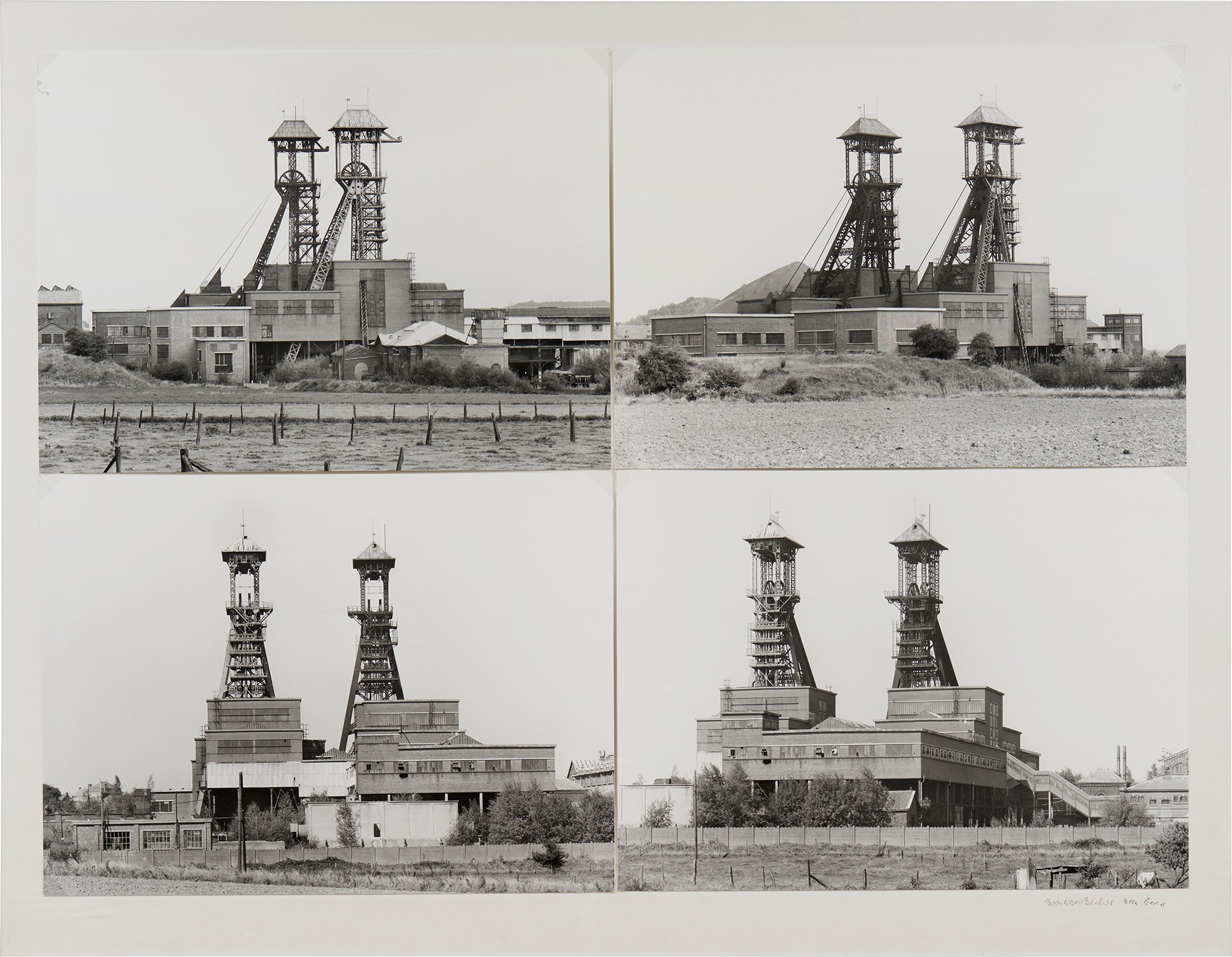 Bernd and Hilla Becher — Puits Monceau Fontaine No. 14, Charleroi, Belgien