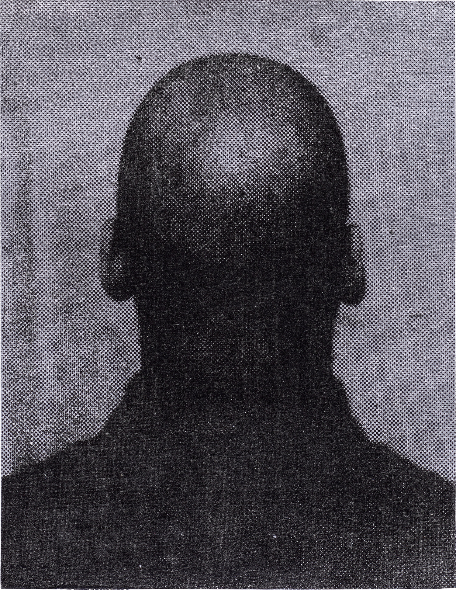 Glenn Ligon — Silver Self-Portrait
