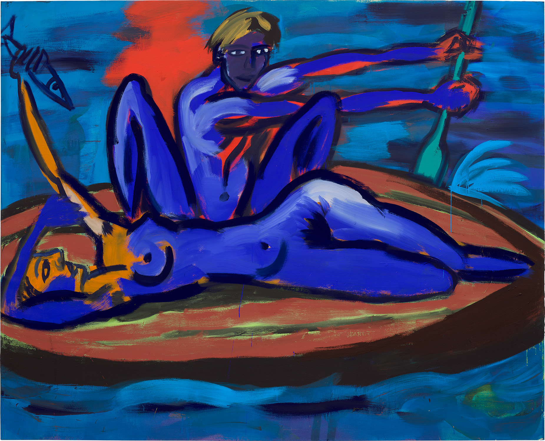 Rainer Fetting — Im Boot