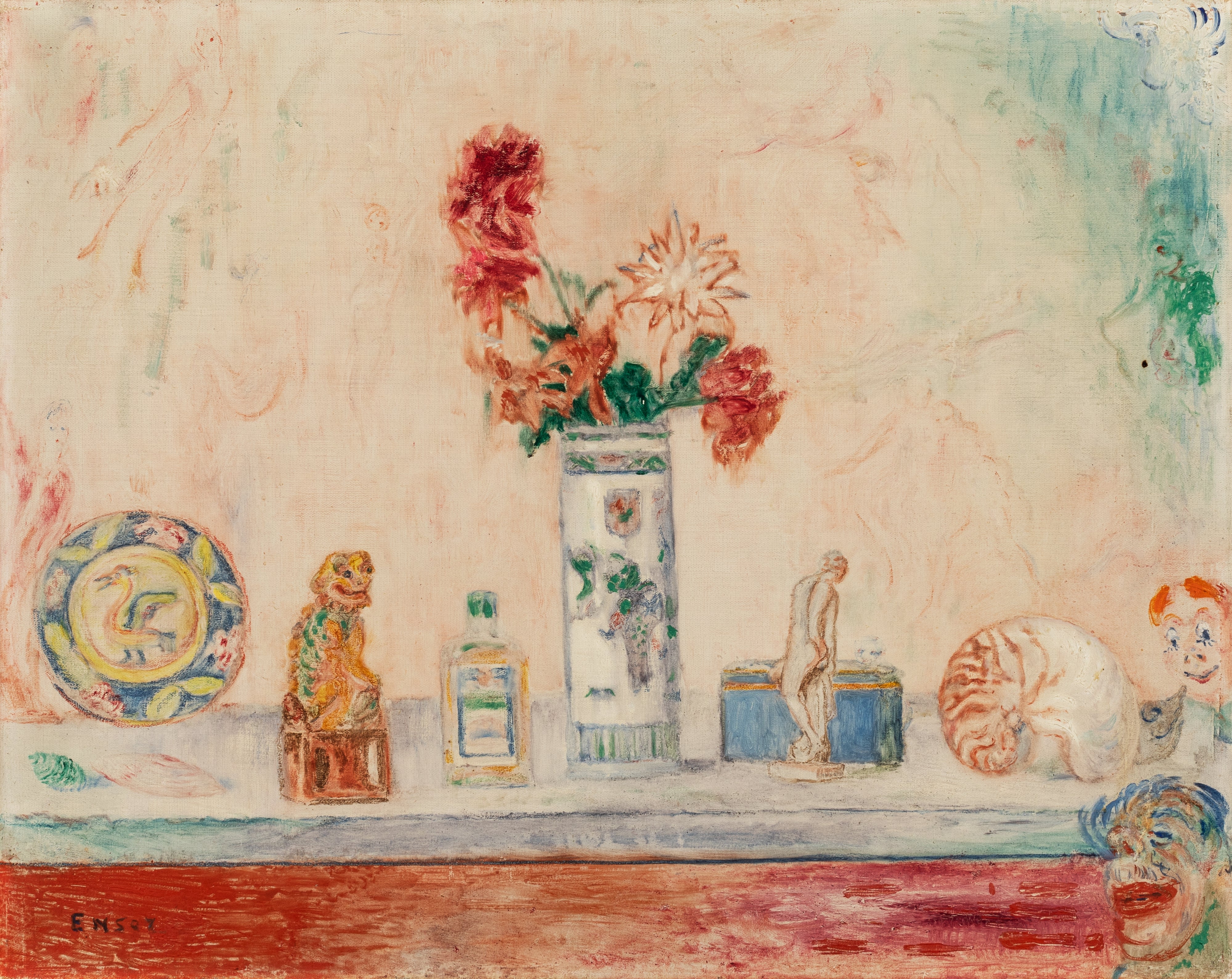 James Ensor — Fleurs fines, formes légères