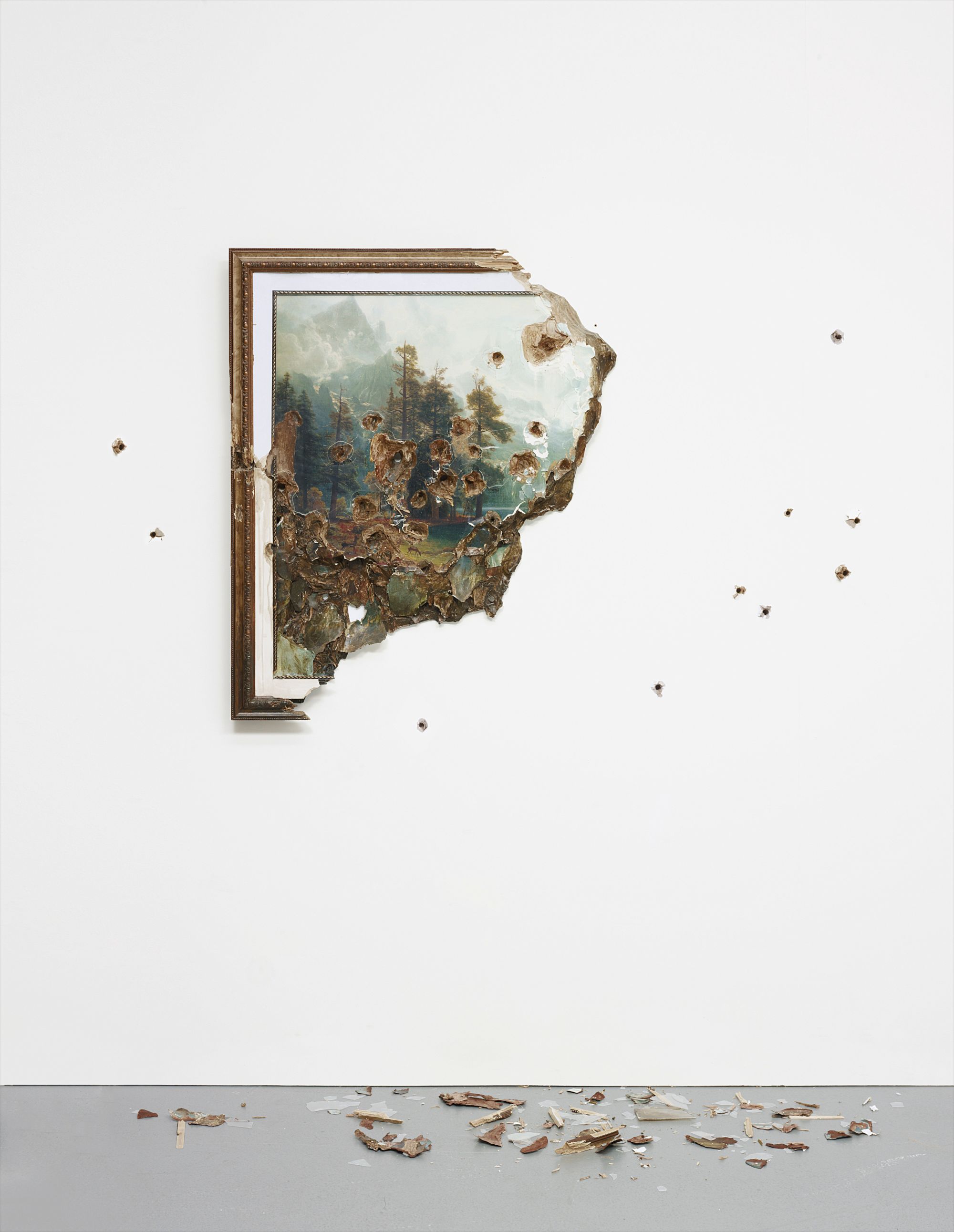 Valerie Hegarty — Bierstadt with Holes
