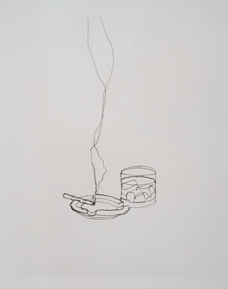 Vik Muniz — Relaxation (from the Wire Sculpture series)