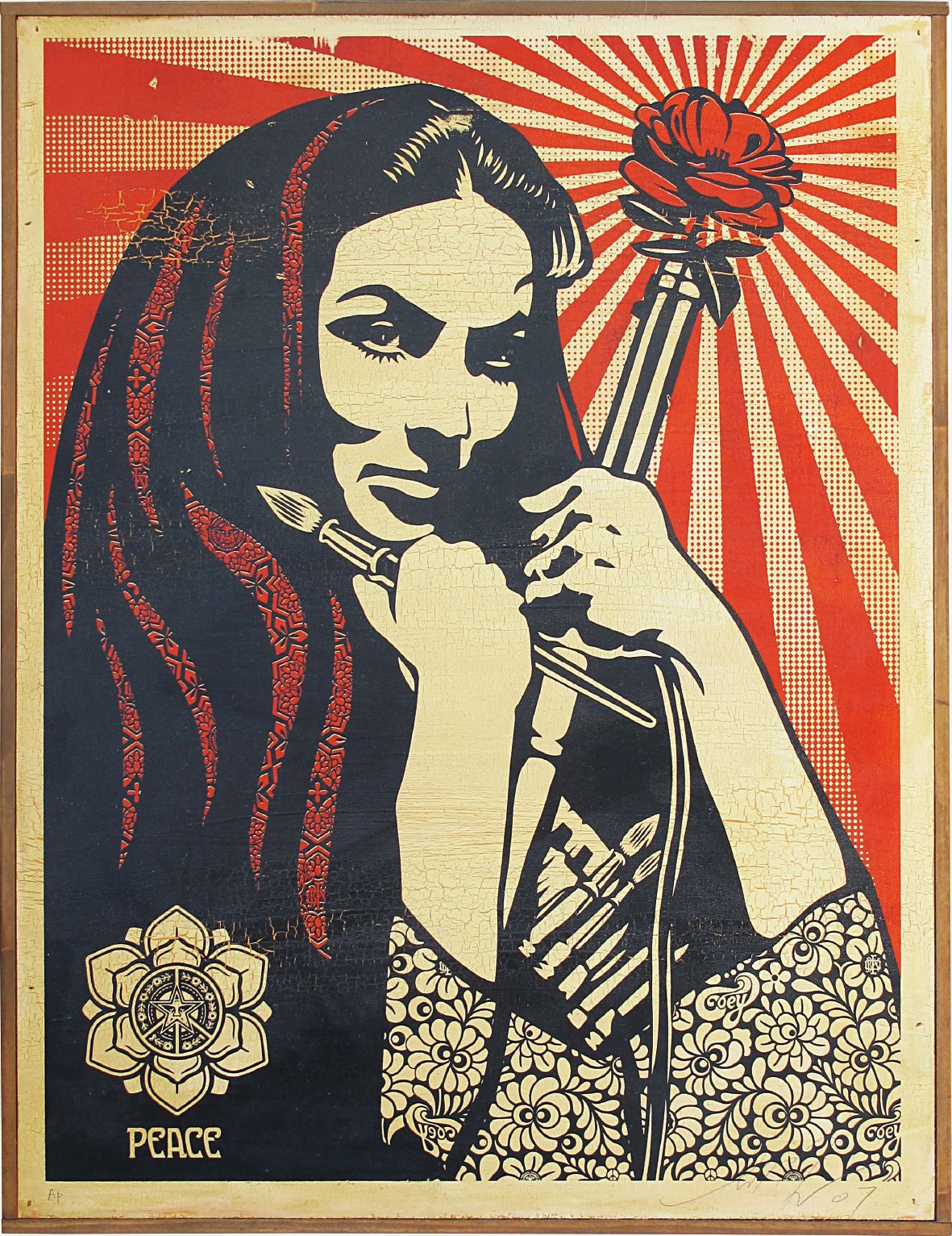 Shepard Fairey — Revolutionary Woman With Brush