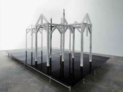 bonded salt, salt, polyurethane, polymer medium, ash, epoxy, wood, galvanized steel, steel hardware