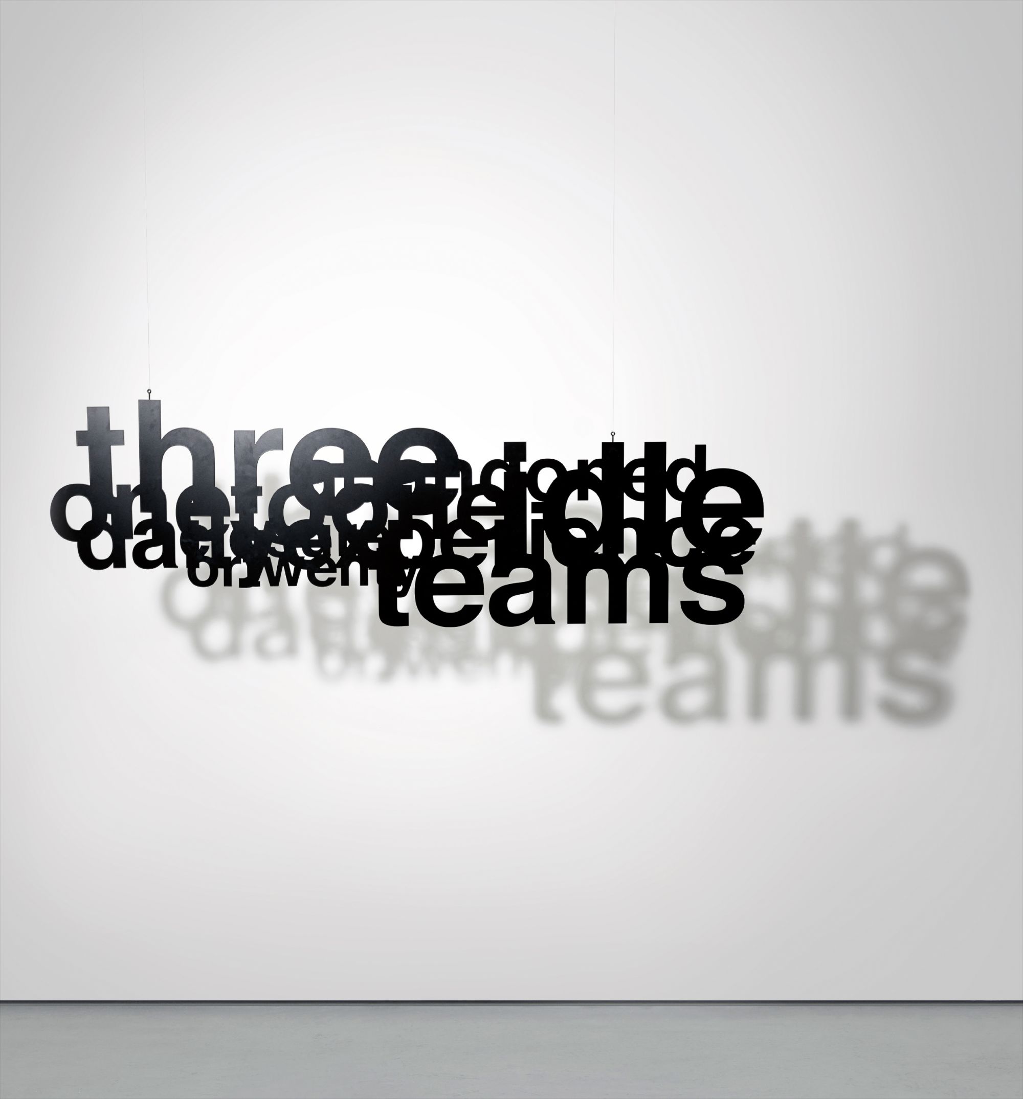 Liam Gillick — Three Teams...