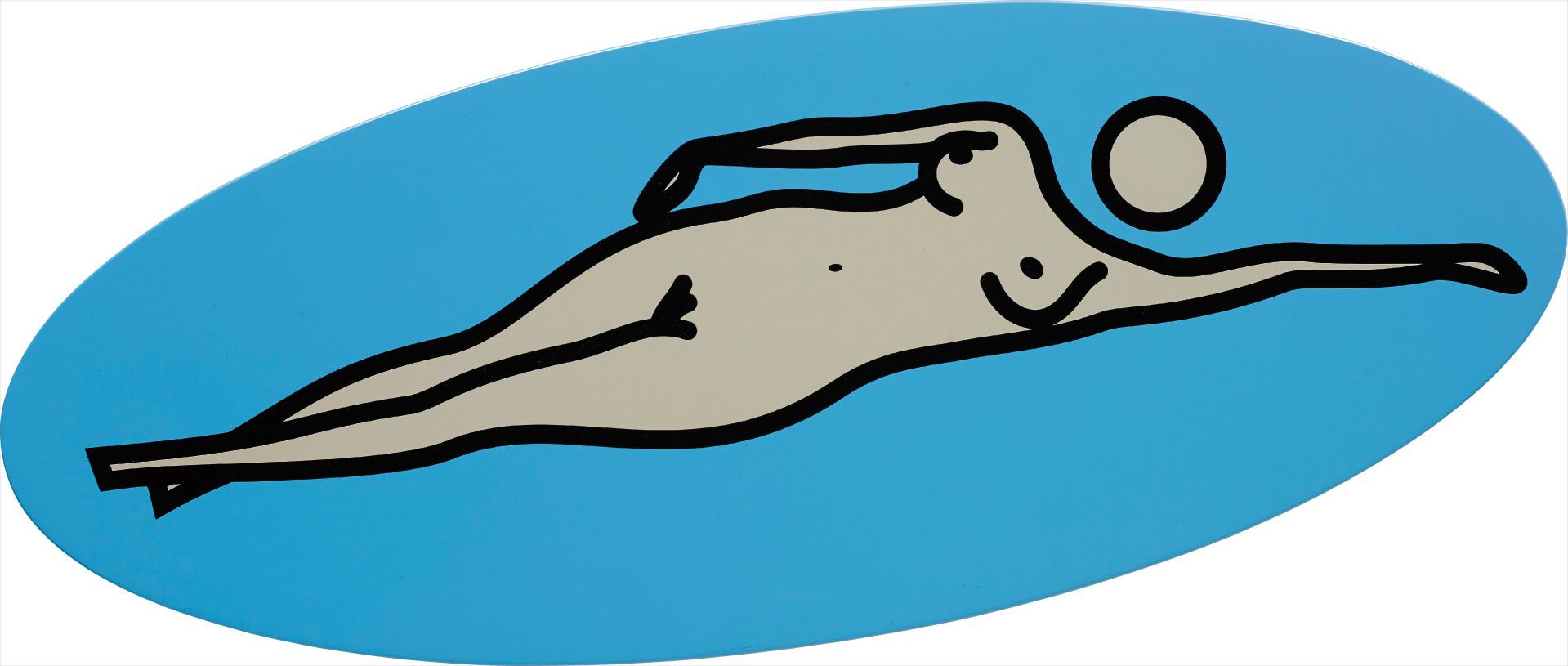 Julian Opie — Christine Swimming