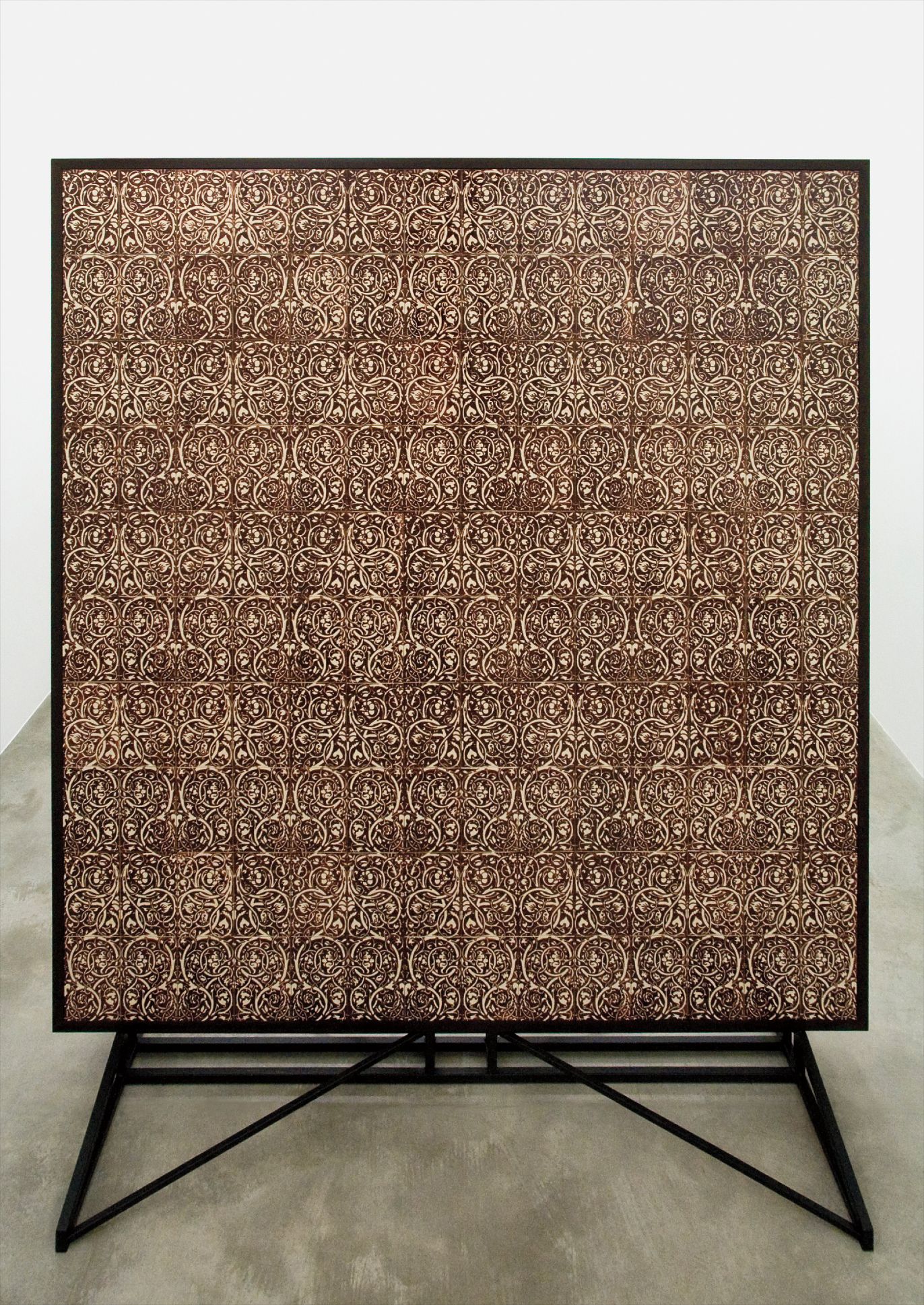 John Bock — fabric, wood and coal