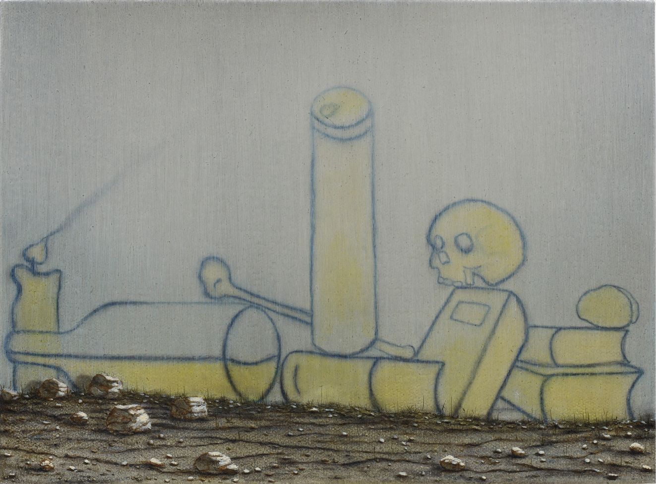 Enrico David — Study for a Mould in the Form of a Processional Banner