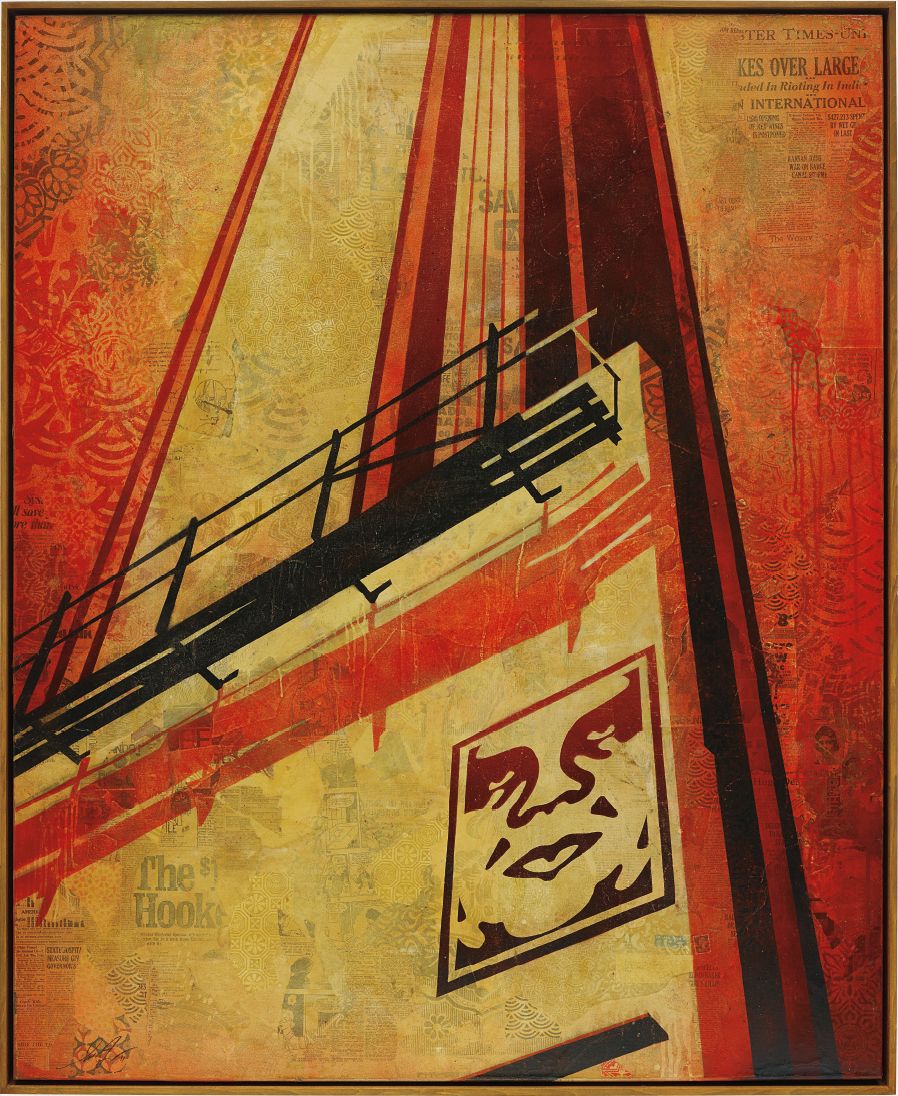 Shepard Fairey — Sunset & Vine Billboard