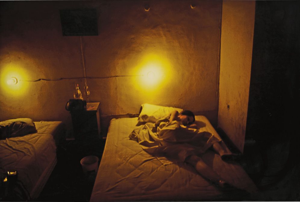 Nan Goldin — Suzanne in yellow hotel room, Hotel Seville, Merida, Mexico