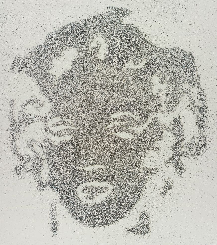 Vik Muniz — Reversal Grey Marilyn (Pictures of Diamond Dust)