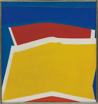 Liquitex on board, in artist's frame