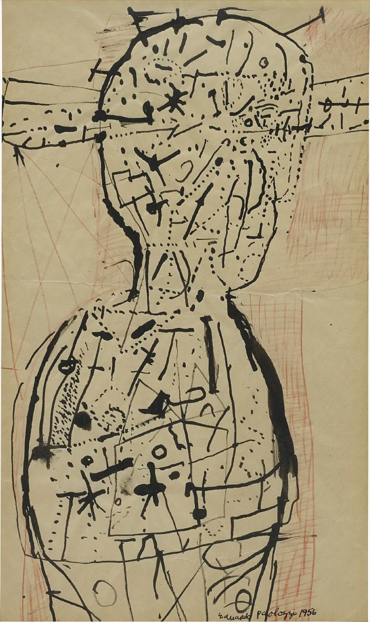 Sir Eduardo Paolozzi — Man in Red Landscape