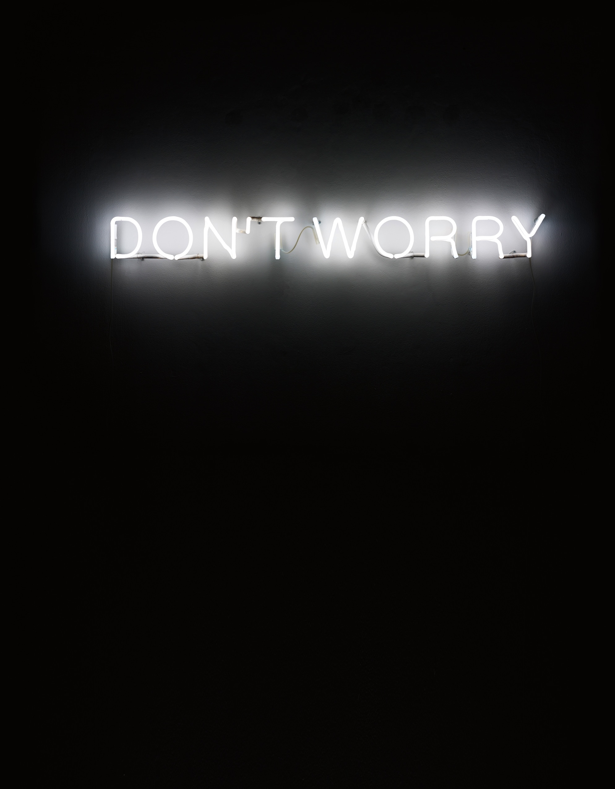 Martin Creed — Work No. 230. DON'T WORRY