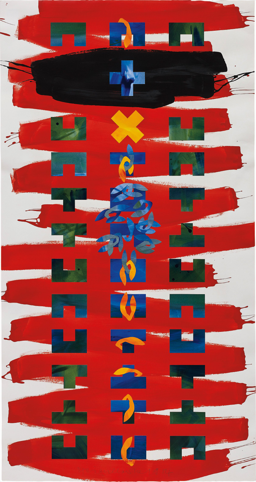 Brian Clarke — Red Icon #2