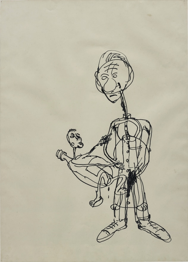 Paul McCarthy — marker on paper