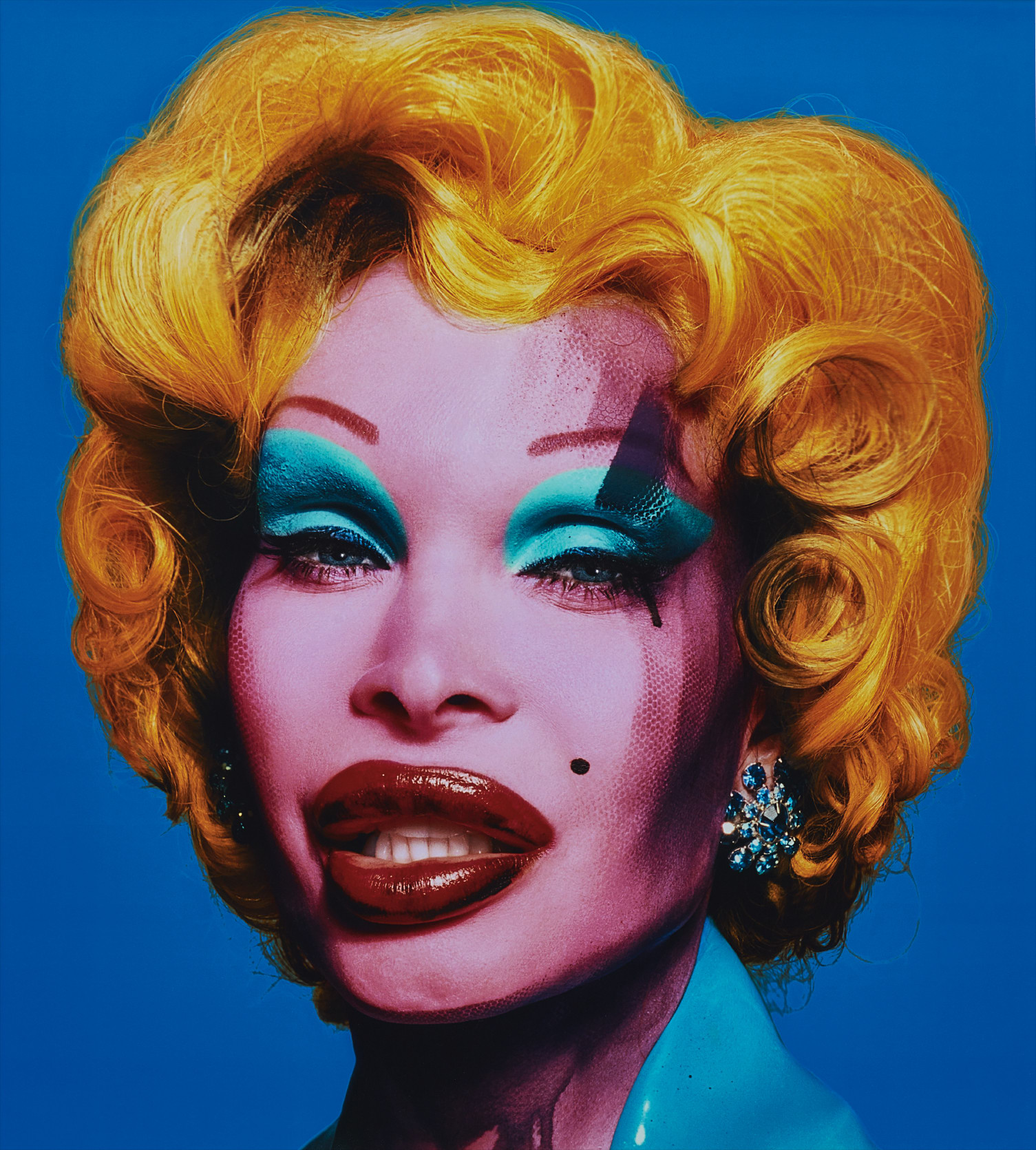 David LaChapelle — Amanda as Marilyn (Blue)
