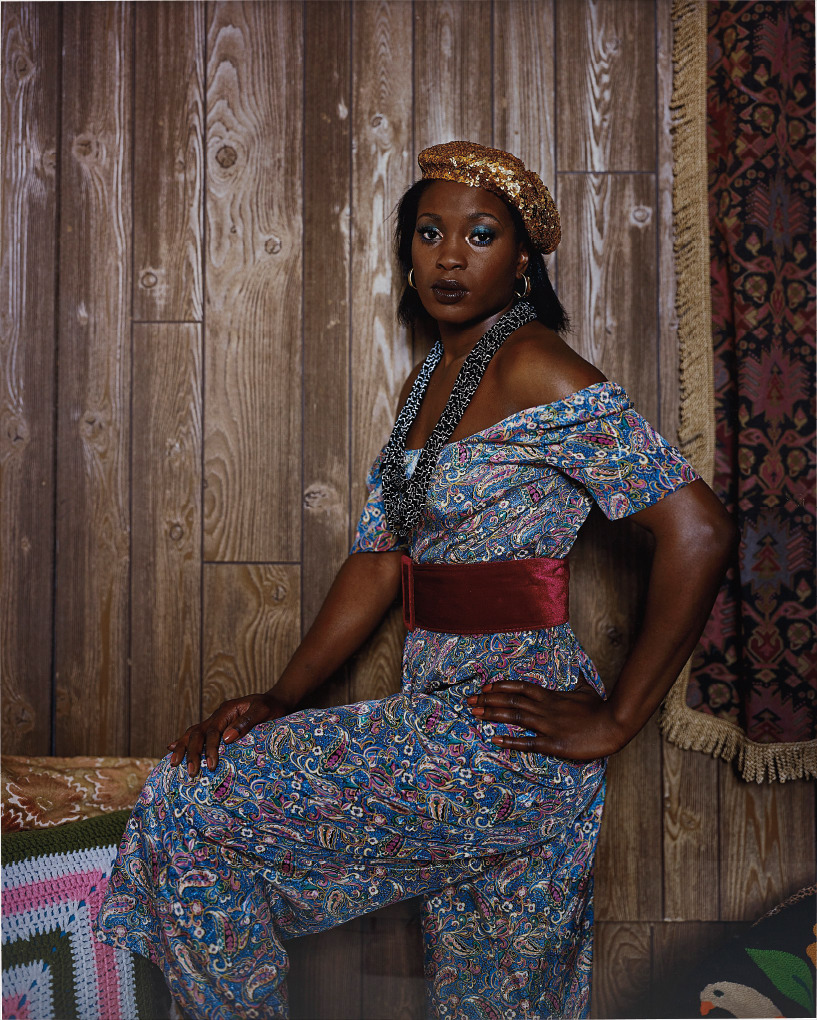 Mickalene Thomas — Qusuquzah Standing Sideways