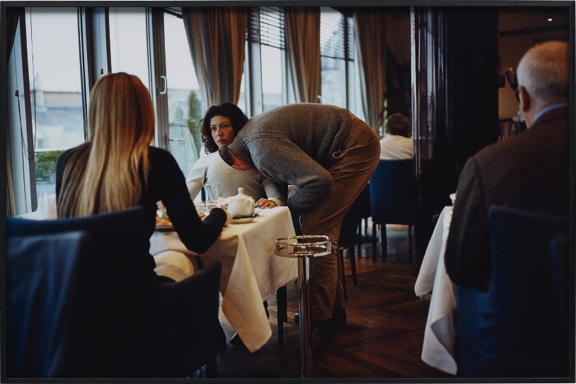 Erwin Wurm — Inspection (from Instructions on how to be politically incorrect)