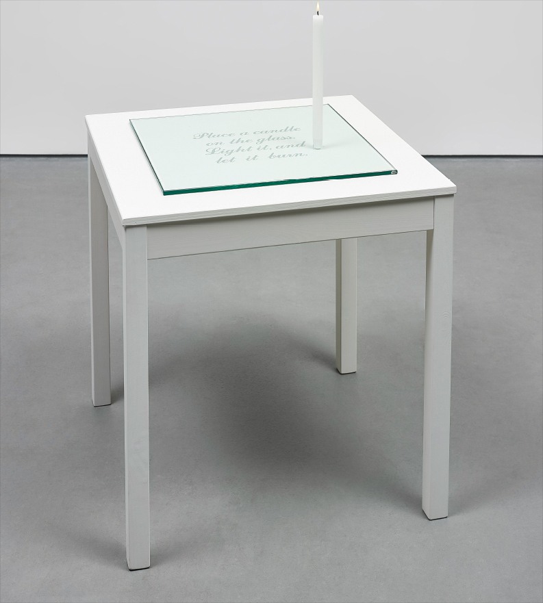 Anya Gallaccio — Light a candle