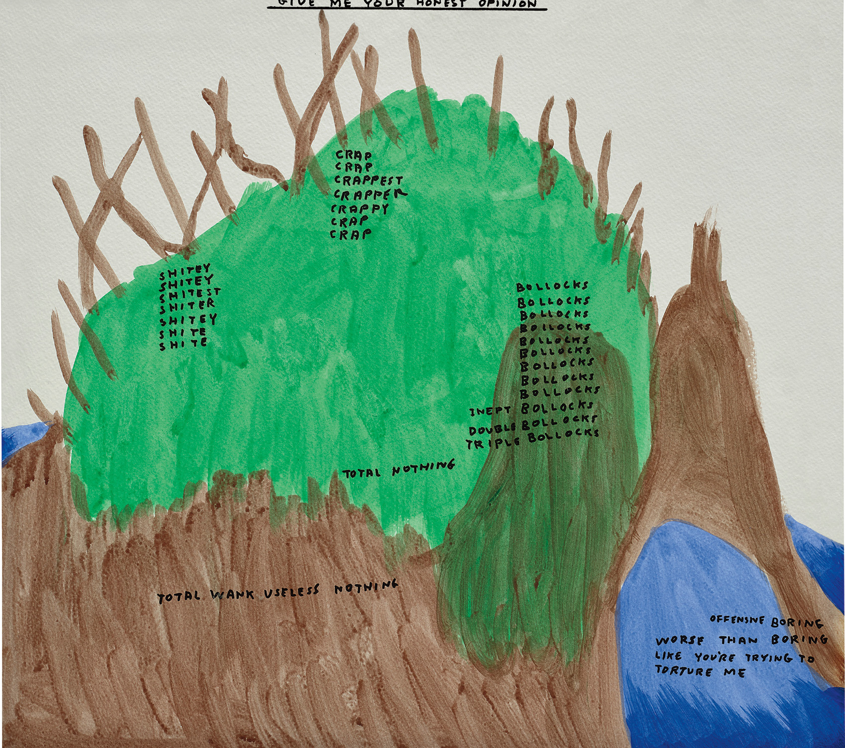 David Shrigley — Give me your honest opinion