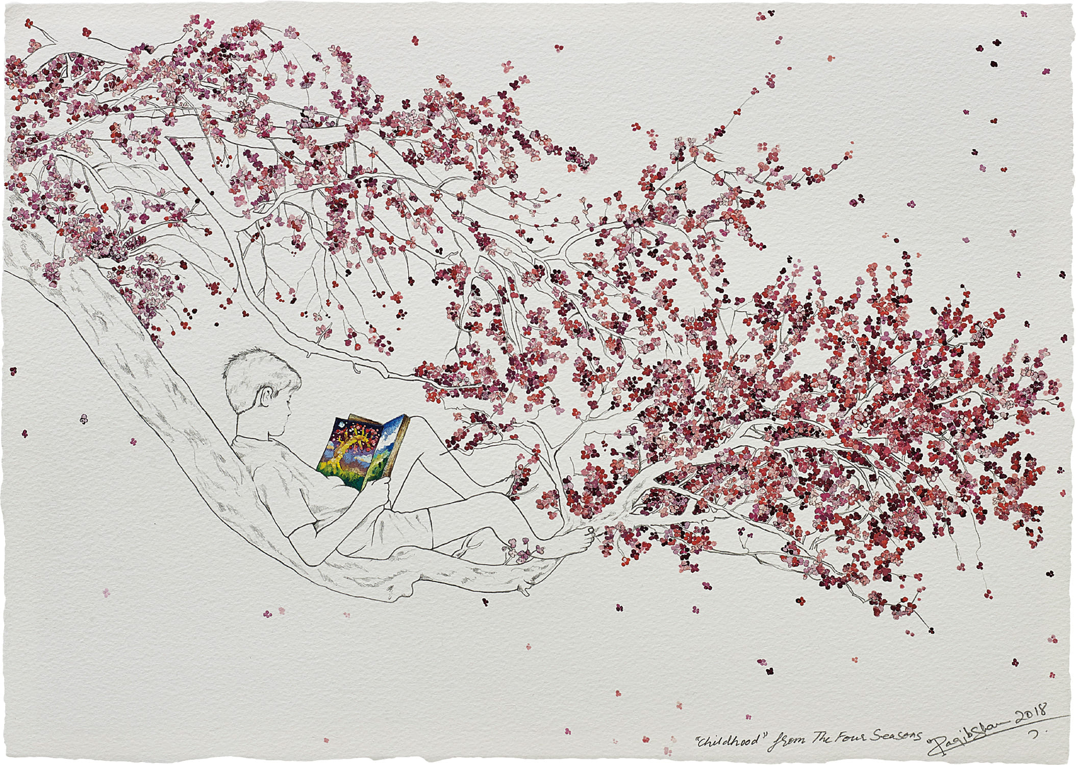 Raqib Shaw — Childhood from the Four Seasons